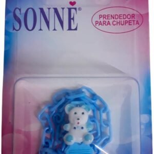 Sonne Prendedor De Chupeta Pop Correntinha Urso De Gravata Azul