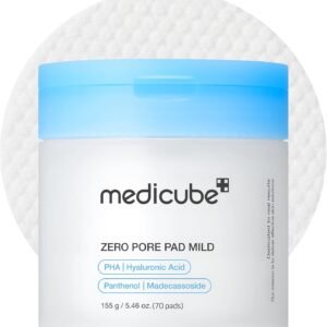 medicube Tonalizadores Zero Pore Pad Suave 2.0 | Almofada de toner suave e calmante para esfoliação, minimização de poros e remoção de cravos com PHA | Ideal para todos os tipos de pele | Cuidados com medicube Tonalizadores Zero Pore Pad Suave 2.0 | Almofada de toner suave e calmante para esfoliação, minimização de poros e remoção de cravos com PHA | Ideal para todos os tipos de pele | Cuidados com