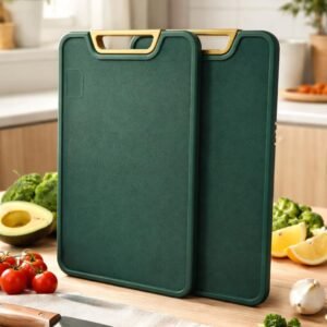 Tábua de Corte Antibacteriana Premium – Máxima Higiene e Durabilidade | Polietileno Resistente | Ideal para Carnes e Legumes | Fácil Limpeza com Alça Ergonômica