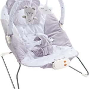 Cadeira Descanso Bebê Musical Polar Skyline Cinza Maxi Baby