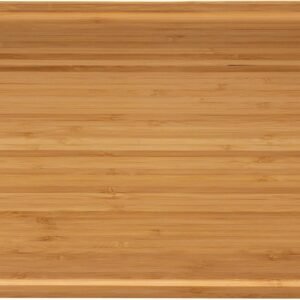 LYOR – Bandeja Retangular Dobrável para Braço de Sofá 33cm x 23cm Bambu