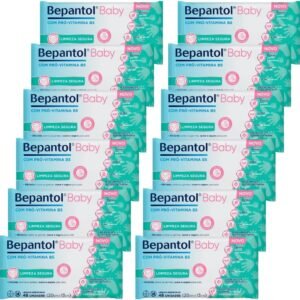 Kit 12 Lenços Umedecidos Proteção Antibac 48un cada Bepantol