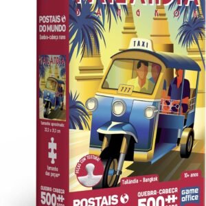 Toyster – Quebra-cabeça: Postais do Mundo – Tailândia – 500 peças nano – Game Office Toyster – Quebra-cabeça: Postais do Mundo – Tailândia – 500 peças nano – Game Office