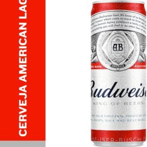 Pack Cerveja Budweiser American Lager Sleek 350ML – 12 Unidades