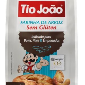 Tio João Farinha De Arroz Sem Glúten E Sem Lactose – 1Kg