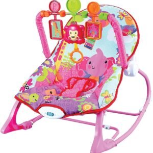 Cadeira de Descanso Musical FunTime New 18kgs Rosa-Maxi Baby