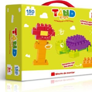Toyster – Tand Kids: Maleta 150 peças – Blocos de Montar – Tand