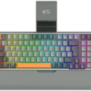 Teclado Mecânico Gamer Redragon Olaf RGB Cinza Compacto Switch Brown K648GG-RGB (PT-BROWN) Teclado Mecânico Gamer Redragon Olaf RGB Cinza Compacto Switch Brown K648GG-RGB (PT-BROWN)