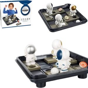 Jogo de Tabuleiro Desafio Astronauta, Direction game, Interativo, Pensamento Lógico, Brinquedo Educativo, Quebra-cabeça 3D para crianças