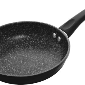 LYOR – Frigideira de Indução em Alumínio com Revestimento Cerâmico Granilite Preta 24cm