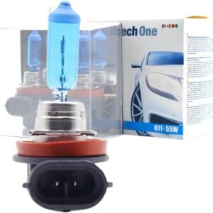 PAR DE LAMPADA SUPER BRANCA H11 12V 55W