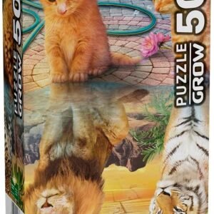 Quebra-cabeça 500 peças Adoráveis Felinos Grow