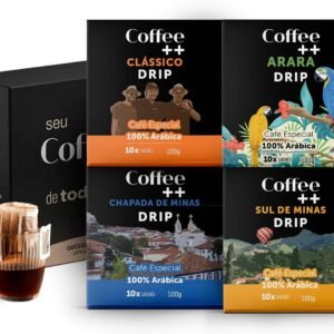 Café em Sachê Coffee Mais Drip Coffee Variedades – 40 unidades