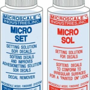 Decal Setting Solution-Micro Scale Micro Sol 102 + Micro Set 101 Package Decal