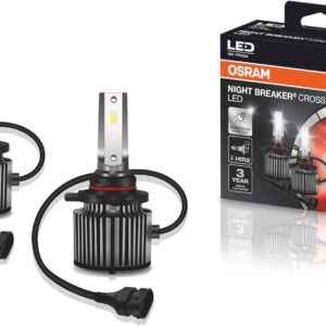 KIT LED NIGHT BREAKER CROSS HIR2 OSRAM – 9012CW NBC – Potência 27W – Tensão 12V – 3 anos de Garantia – 6000K Branca Azulada