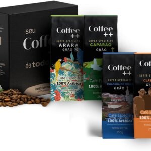 Kit 4 Pacotes Café Especial Em Grãos Coffee Mais Clássico, Caparaó, Chapada e Arara