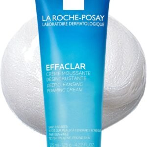 La Roche-Posay Effaclar Reequilibrante 100g, Espuma Cremosa de Limpeza para Peles Mistas a Oleosas.
