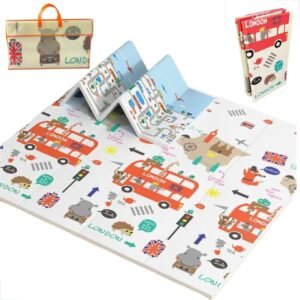 Tapete Infantil Tatame de Atividades Educativo Emborrachado Dupla Face Macio Térmico Impermeável Dobravel Premium (Modelo Cidade/Carros) Tapete Infantil Tatame de Atividades Educativo Emborrachado Dupla Face Macio Térmico Impermeável Dobravel Premium (Modelo Cidade/Carros)