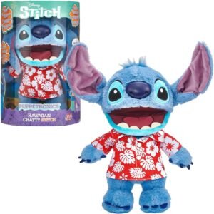 Pelucia 12″ Stitch Havaiano Animatronico, Stitch Wow, Sunny