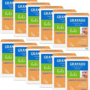 Granado Sabonete Bebê, Camomila, 90g, 12 Unidades
