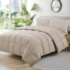 Camesa Edredom Ecopluma Toque de Pluma Queen 240x260cm – Bege