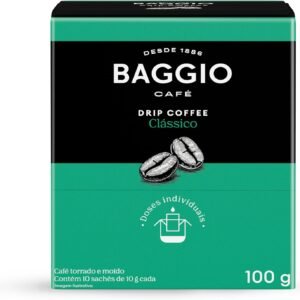 Baggio Café Drip Coffee Clássico 10 Sachês 10g