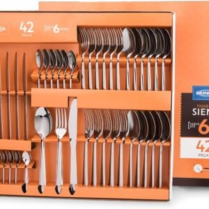 Brinox – Faqueiro Siena 42 Peças – Aço Inox