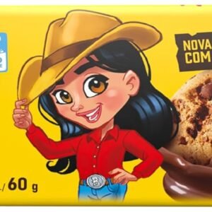 Cookies Rancheiro Baunilha com Gotas de Chocolate 60g – Crocante, Saboroso e Vegano