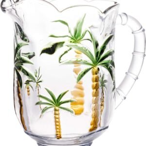 LYOR – Jarra Palm Hand Painting 1,5L Cristal Ecológico