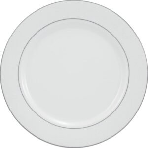 Serviço de Jantar e Café 20 Peças em Porcelana, Modelo Itamaraty, Redondo, Decoração Martha, Porcelana Schmidt