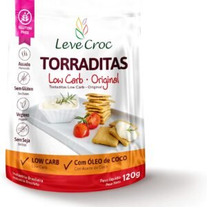 Torraditas Low Carb Sem Glúten Original 120g – Leve Croc