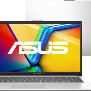 Notebook ASUS Vivobook Go 15, Intel Core i3 N305, 4GB, 128GB SSD, W11 Home, Tela 15.6″ FHD Cool Silver – E1504GA-NJ440W