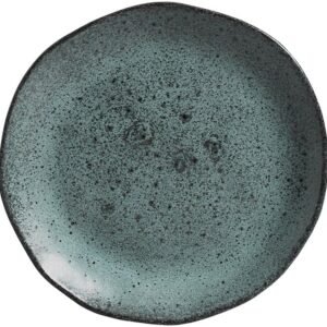 Porto Brasil Conjunto com 6 Pratos de Sobremesa Orgânico Petroleum 19,5cm