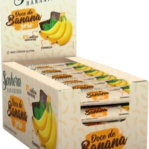 Bananinha Cremosa Zero Adição de Açúcar 24 und.
