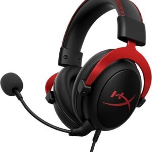 HEADSET GAMER HYPERX CLOUD II KHX-HSCP-RD KINGSTON PRETO E VERMELHO, Hyper X, Outros acessórios para notebooks HEADSET GAMER HYPERX CLOUD II KHX-HSCP-RD KINGSTON PRETO E VERMELHO, Hyper X, Outros acessórios para notebooks