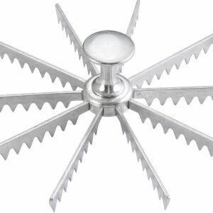 Winware Marcador de torta e bolo de alumínio com 10 cortes