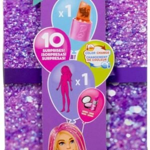 Barbie Party Unboxed Boneca Get Ready With Me Vestido Vermelho para crianças a partir de 3 anos