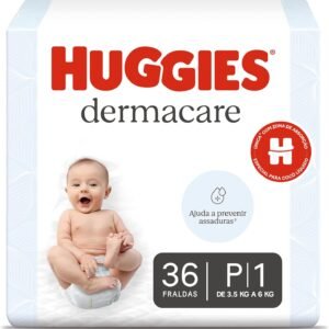Fralda Huggies Premium Dermacare P – 36 Un