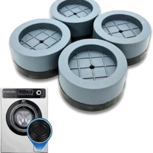 Pés Multiuso Almofadas Anti Vibração Máquina De Lavar Suporte Lava e Seca Geladeira Nivelador