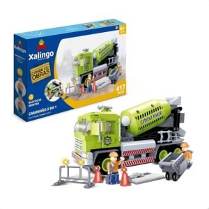 Blocos de Montar Cidade em Obras Caminhão 2 em 1 417 Peças Xalingo