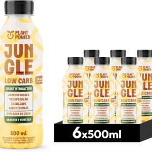 Jungle Low Carb Abacaxi e Hortelã, Bebida Funcional, 500ml – 6 unidades