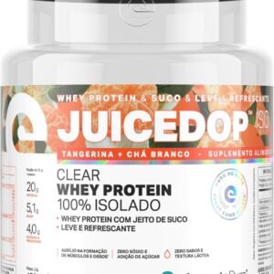 Suplemento Em Pó Juicedop Clear Whey Protein Proteína Isolada Sabor Tangerina Com Chá Branco 450g elementoPuro