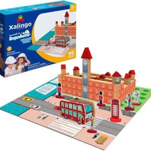 Xalingo Blocos de Montar Brincando de Engenheiro Londres 99 Peças Xalingo Blocos de Montar Brincando de Engenheiro Londres 99 Peças