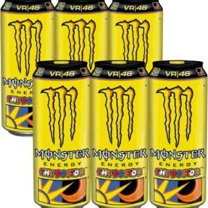 Monster Energy VR46 The Doctor – Edição Valentino Rossi – Pack com 6 Latas de 473ml