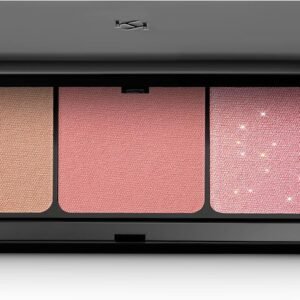 KIKO MILANO, Multi Finish Trio Blush & Bronzer Palette, Paleta Compacta 2 em 1, Cor