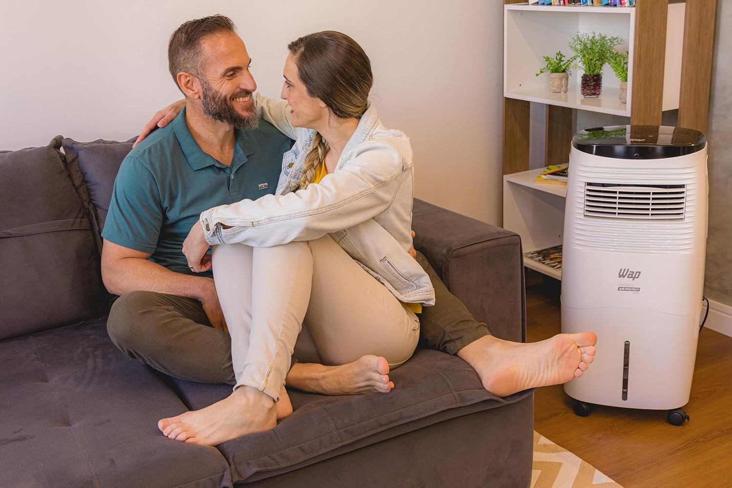 WAP Climatizador de Ar Frio AIR PROTECT, 20 Litros com Painel Touch em Led e 6 Funções, Baixo Ruído 135W (110, Volts) - Imagem 3