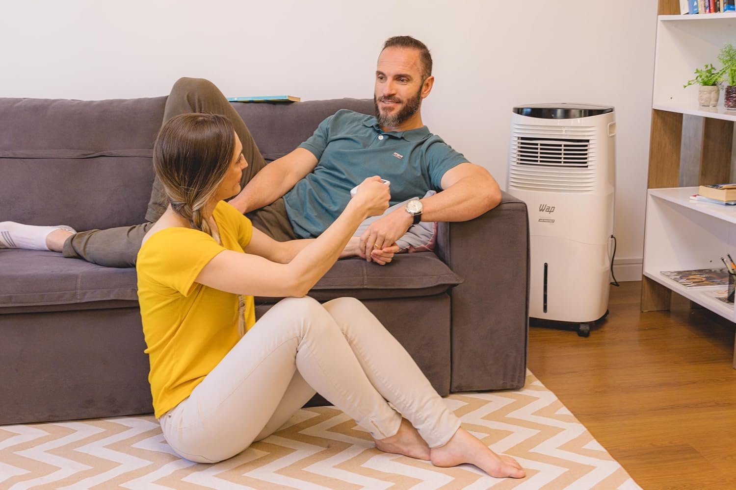 WAP Climatizador de Ar Frio AIR PROTECT, 20 Litros com Painel Touch em Led e 6 Funções, Baixo Ruído 135W (110, Volts) - Imagem 5