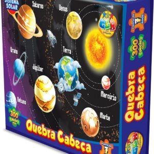 Quebra Cabeça Brinquedos Infantil Crianças Planetas 300 Pçs