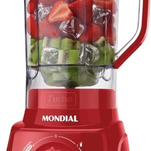 MONDIAL Liquidificador Turbo Power, Vermelho, 550W, 220V – L-99 FR