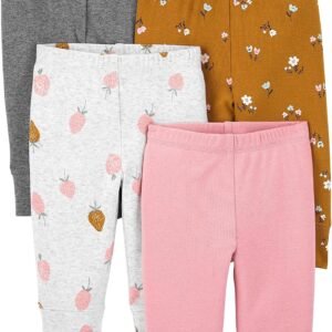 Calças Pacote com 4 calças Simple Joys by Carter’sMeninas